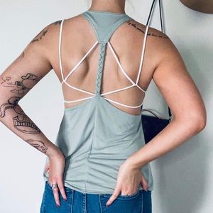 Backless Braided Tank